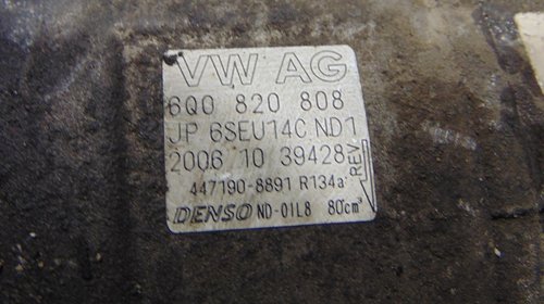 Compresor AC cu codul 6Q0820808 pentru VW Polo 9N