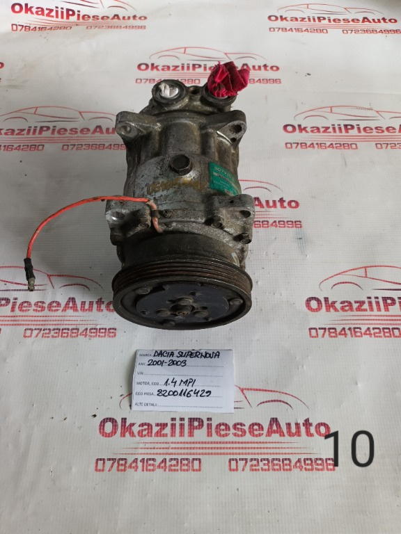 COMPRESOR AC DACIA SUPER NOVA 2001-2003 1.4 MPI 8200116429