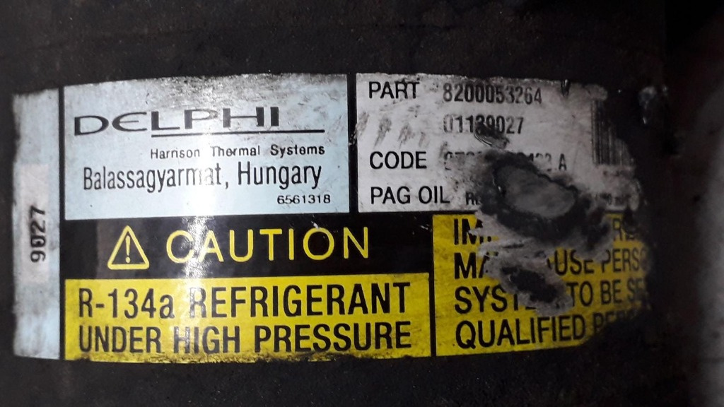 Compresor AC Delphi Renault Megane Sceni
