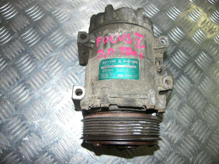 Compresor AC Ford C Max 1.4 tdci, 109 CP, G8DA, 2003-2007, cod : 3M5H19D629-GC