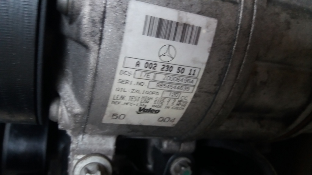 COMPRESOR AC MERCEDES E CLASS 2.2CDI COD
