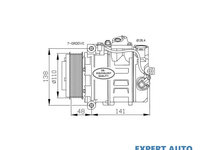 Compresor ac Mercedes VITO / MIXTO caroserie (W639) 2003-2016 #3 0012303211