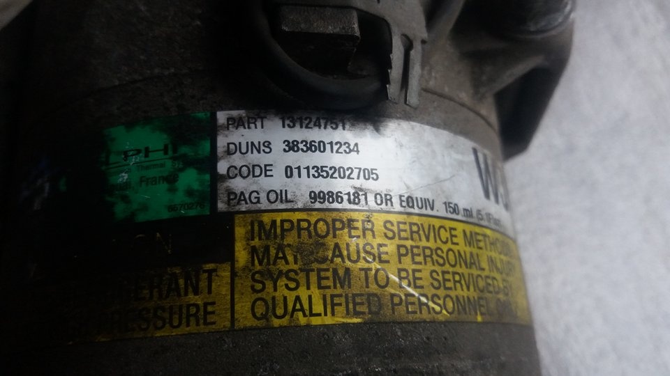 Compresor ac opel astra h 1.7 cdti z17dt