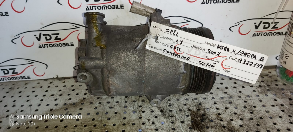 Compresor Ac Opel Astra H 1.7CDTI An 2007 Cod 13322148