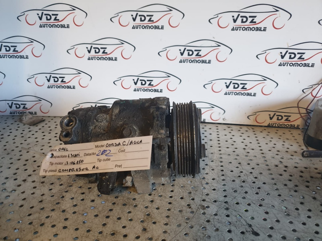Compresor AC Opel Corsa C 1.3 CDTi An 2002 Cod Piesa 13106850