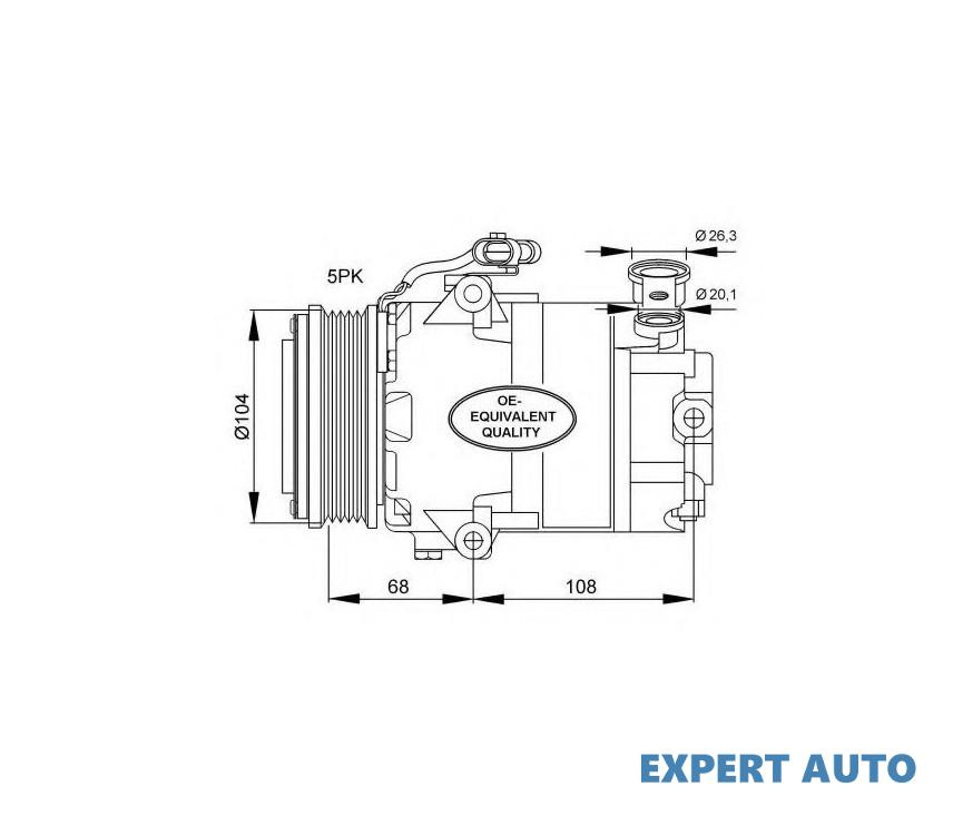Compresor ac Opel CORSA C (F08, F68) 2000-2009 #2 09165714