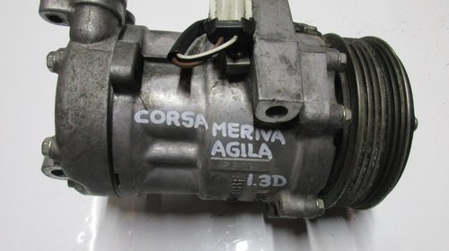 COMPRESOR AC OPEL CORSA MERIVA AGILA 1.3D COD