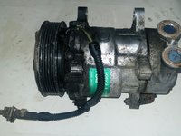 Compresor Ac Peugeot 206 / 307 / Citroen Saxo, 4 prinderi si mufa cu 2 pini