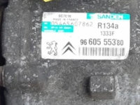 Compresor AC Peugeot 207, 307, 407 - 1.6HDI ,2.0 HDI cod piesa original perfecta stare functionare 9660555380