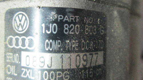 Compresor ac Peugeot 306 motorizare 1.9 tdi motorina serie compresor clima 1J0820803G