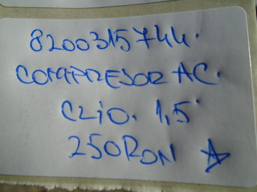 Compresor ac renault clio 1.5 cod 820031