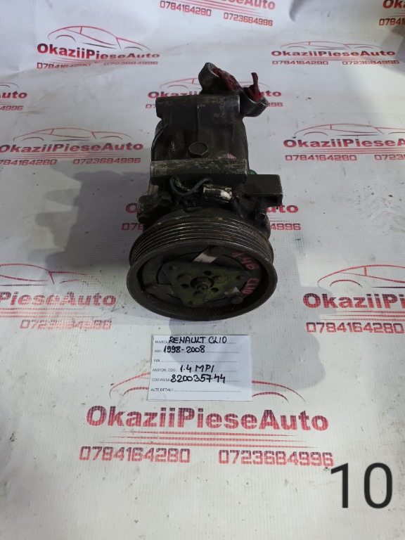 COMPRESOR AC RENAULT CLIO 1998-2008 1.4 MPI 820035