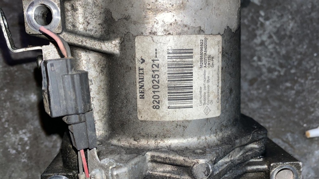 Compresor AC Renault Fluence 1.5 DCI, an 2009, Cod: 8201025121