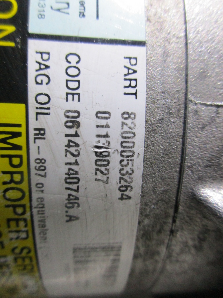 COMPRESOR AC RENAULT MEGANE 2 1.5DCI COD