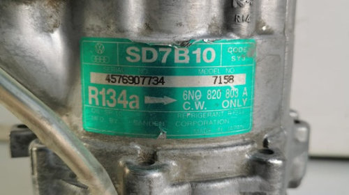 Compresor AC VOLKSWAGEN POLO / 9N / 1.4 Diesel / An 2001 - 2012 / COD - 6N0-820-803-B