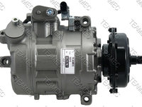 COMPRESOR AC VW TOUAREG (7LA, 7L6, 7L7) 2.5 R5 TDI 5.0 V10 TDI 174cp 313cp TEAMEC TM8629707 2002 2003 2004 2005 2006 2007 2008 2009 2010