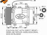 Compresor aer conditionat 32412 NRF pentru Volvo Fh Volvo Fm