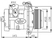 Compresor aer conditionat 32432 NRF pentru Bmw X5