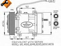 Compresor aer conditionat 32477 NRF pentru Bmw Seria 5
