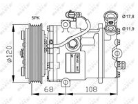 Compresor aer conditionat 32775 NRF pentru Opel Corsa Opel Vita