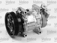 Compresor aer conditionat 699218 VALEO pentru Renault Clio 1.4 mk ii [bb0/1/2; cb0/1/2] 16v [b/cb0p] benzina 98cp/72kw K4J 710; K4J 711; K4J 712; K4J 713; K4J 715 2000 2001 2002 2003 2004 2005 2006 2007 2008 2009 2010 2011 2012 2013 2014 2015 2016 20