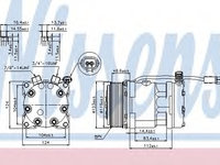 Compresor aer conditionat 89139 NISSENS pentru Man Tga