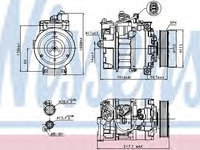 Compresor aer conditionat 89223 NISSENS pentru Audi A5 Audi A4