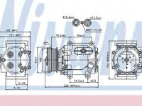 Compresor aer conditionat 89239 NISSENS