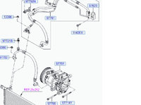 COMPRESOR AER CONDITIONAT AC HYUNDAI ACCENT 1.5 CRDI D4FA 2008 977011E300