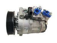 Compresor aer conditionat Audi A4 (B7), 01.2005-02.2006, motor 3.2 V6 188kw, diesel, A4 (B7), 2004-2007, 4.2 V8 253kw, benzina, A4 RS4 (B7), 2004-2007, 4.2 V8 309kw, benzina, rola curea 125 mm, 6 caneluri, de tip Denso: 7SEU17C