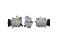 Compresor aer conditionat Audi A4 (B8), 03.2012-12.2015, motorizare 1.8 TFSI, 88kw/125kw, 2.0 TFSI, 132kw, benzina, rola curea 110 mm, 6 caneluri, de tip Denso: 6SEU14C