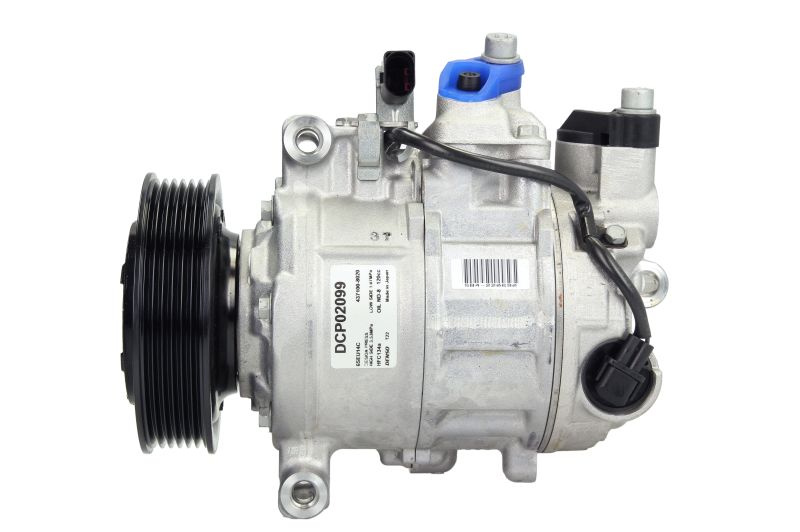 Compresor aer conditionat Audi A6 (C7), 11.2010-04.2015, motorizare 3.0 TDI, 150kw/230kw, diesel, rola curea 110 mm, 6 caneluri, de tip Denso: 6SEU14C