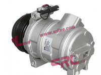 Compresor aer conditionat BMW X5 E53 2000-10.2006, motorizare 3.0 d 160kw, diesel si 3.0 R6 170kw, benzina, rola curea 110 mm, 5 caneluri, de tip Denso: 10S17C