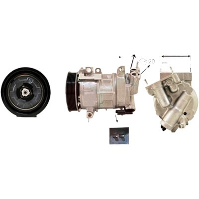 Compresor aer conditionat CITROEN C4 CACTUS 2014-&