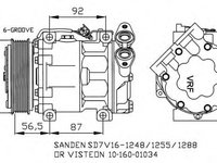 Compresor aer conditionat FORD FOCUS II (DA_) (2004 - 2012) NRF 32271