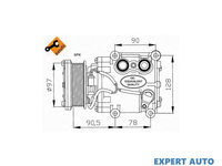 Compresor aer conditionat Ford KA (RB_) 1996-2008 #3 1064354