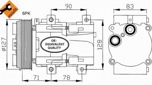 Compresor aer conditionat FORD MONDEO   limu