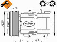 Compresor aer conditionat FORD MONDEO Mk III limuzina (B4Y) (2000 - 2007) NRF 32447