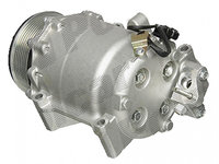 Compresor aer conditionat Honda CR-V, 2007-2012, motorizare 2.4 122kw, benzina, rola curea 105 mm, 7 caneluri, tip Sanden: TRSE09