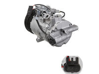 Compresor aer conditionat Infiniti Q30, 2015-, QX30, 2015-, motorizare 1.6 T 115kw, 2.0 T 155kw, benzina, rola curea 115 mm, 5 caneluri, de tip Denso: 6SAS14C