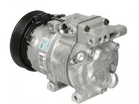 Compresor aer conditionat Kia Ceed/Pro Ceed, 2007-2012, Hyundai I30, 2007-2012, motor 1.4/1.6, benzina, Elantra, 2006-2011, motor 1.6, benzina, rola curea 124 mm, 6 caneluri, tip Hella: VS16