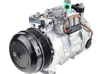 Compresor aer conditionat Mercedes Clasa C (W203), 2000-2007, motor C240, 2.6 V6, 125kw, benzina, rola curea 110 mm, 6 caneluri, de tip Denso: 6SBU16C