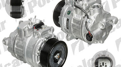 Compresor aer conditionat Mercedes Clasa M (W164), 2005-2012, motor ML280/ML320 CDI, 3.0 CDI, 140kw/165kw, ML420 CDI, 4.0 CDI, 225kw, diesel, rola curea 110 mm, 8 caneluri, de tip Denso: 7SEU17C