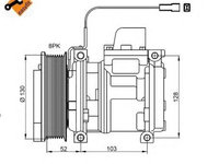 Compresor aer conditionat MERCEDES VARIO bus (1996 - 2016) NRF 32824