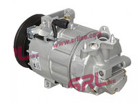 Compresor aer conditionat Nissan Qashqai/Qashqai +2 (J10), 08.2008-12.2013, motor 2.0 dci 110kw, X-Trail (T31), 08.2010-11.2013, motorizare 2.0 dci 110/127kw, diesel, rola curea 115 mm, 7 caneluri, tip Delphi/Harrison: CVC5