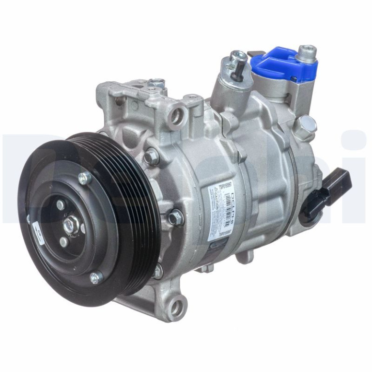 Compresor aer conditionat NOU original Delphi Audi A3 8P 1.6 TDI 105cp an 2009-2012