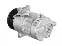 Compresor aer conditionat Opel Astra H, 2004-2014, motor 1.6, 77kw/85kw, 1.8, 103kw, Astra G Classic, 1998-2009, motor 1.6, 76kw, benzina, rola curea 110 mm, 5 caneluri, tip Sanden: PXV16