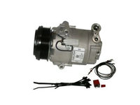 Compresor aer conditionat Opel Astra H, 2004-2014, motor 1.7 CDTI, 59kw/74kw/81kw/92kw, diesel, rola curea 105 mm, 6 caneluri, tip Delphi/Harison: CVC