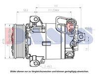 Compresor aer conditionat OPEL ASTRA H TwinTop (L67) (2005 - 2016) MTR 12161877