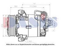 Compresor aer conditionat OPEL ASTRA H Van (L70) (2004 - 2016) MTR 12161877